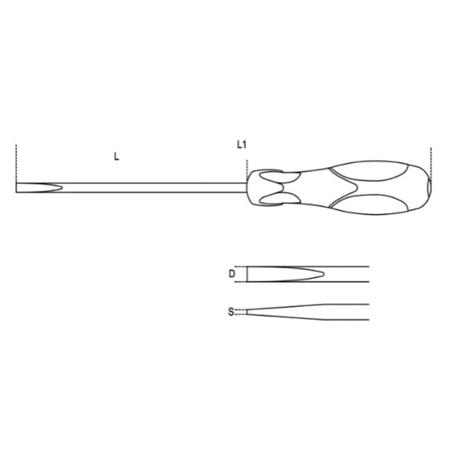 Vendita online Giravite per viti senza testa 3x75 art.1294